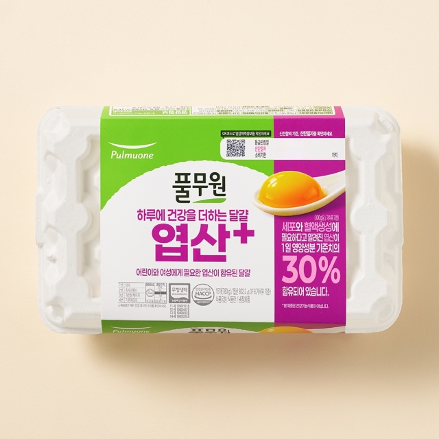 하루에 건강을 더하는 달걀 엽산+(15구) (780g)