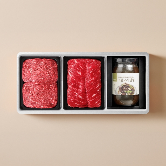 [산지직송]무항생제 1+한우 불고기 혼합세트 (1.26kg)