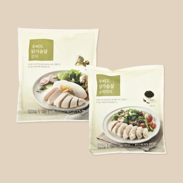수비드 닭가슴살 2종 (블랙페퍼&갈릭)