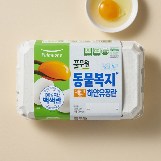 동물복지 하얀유정란 (15구) (780g)