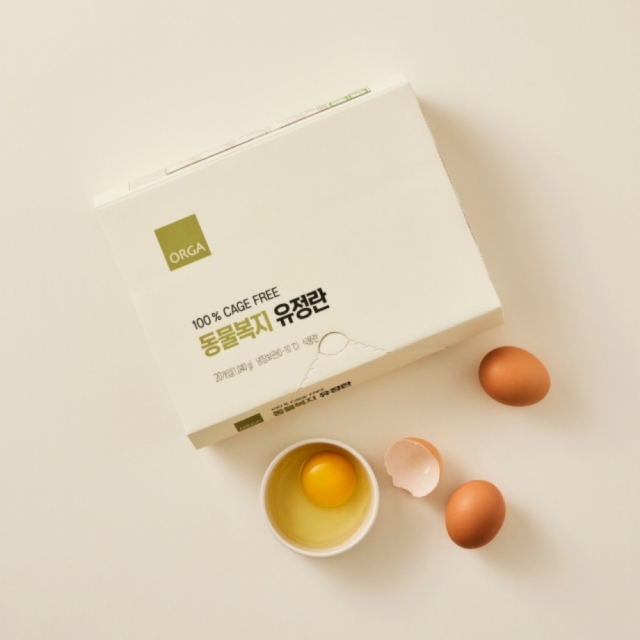[산지직송]Cage Free 동물복지 유정란 40입 (2080g)