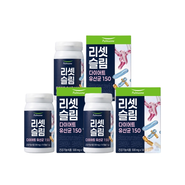 리셋 슬림 다이어트 유산균 150 (14일분X3개)