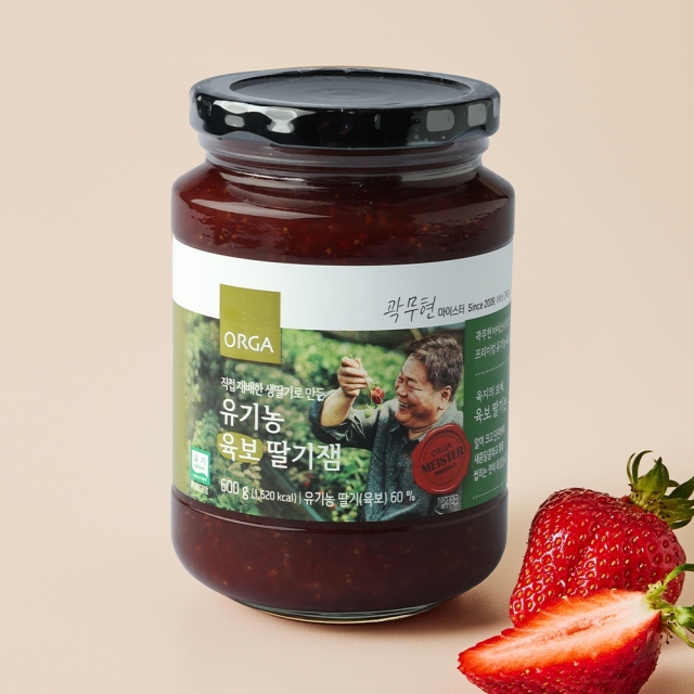 유기농 육보 딸기잼 (600g)