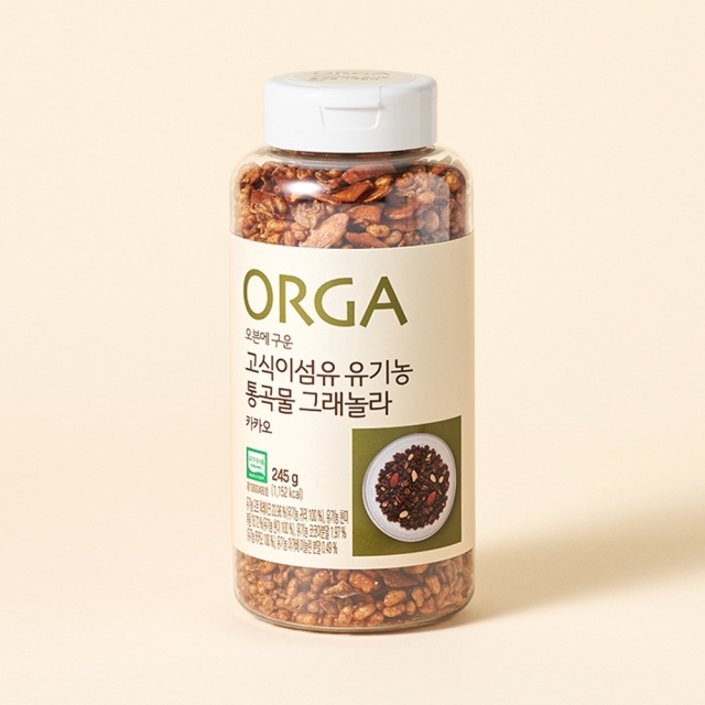 고식이섬유 유기농 통곡물 그래놀라 카카오 (245g)