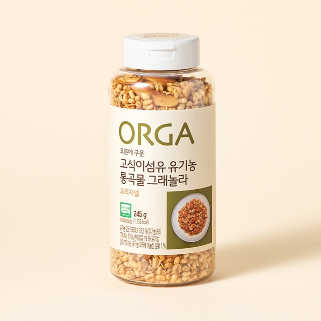 고식이섬유 유기농 통곡물 그래놀라 오리지널 (245g)