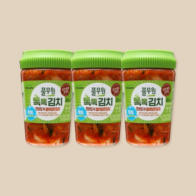 톡톡 전라도식 썰어담은김치 (400gX3개)