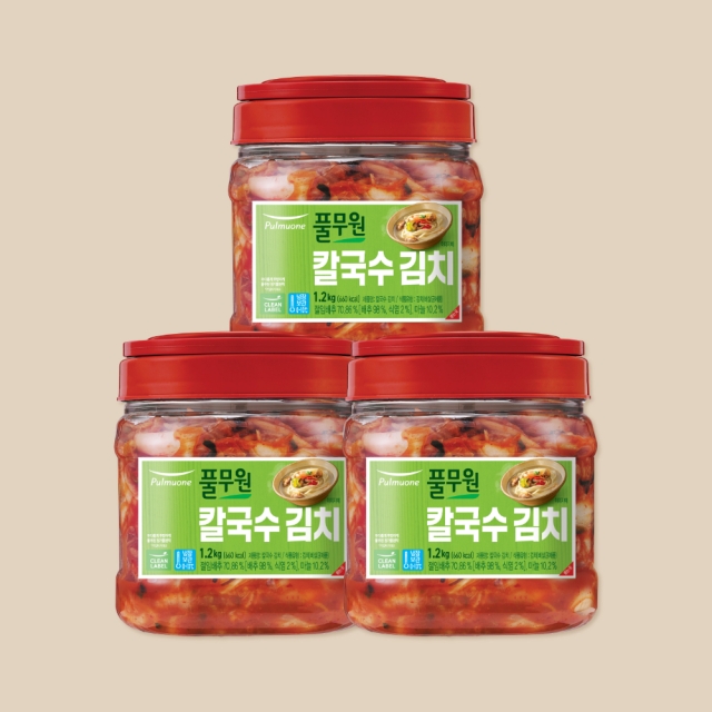 칼국수 김치 PET (1.2kgX3) 