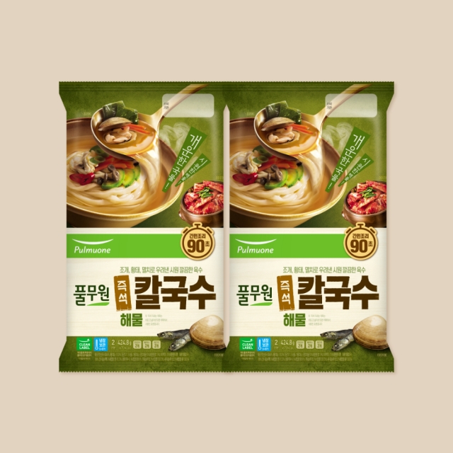 즉석 해물 칼국수 4인분 (424.8gX2개) 