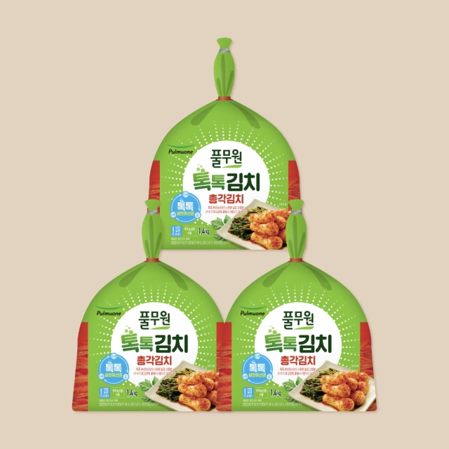 풀무원 톡톡 총각김치 (1.4kgX3) 