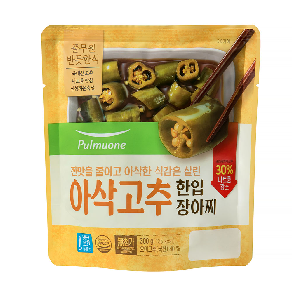 [반듯한식]아삭고추 한입장아찌 (300g)