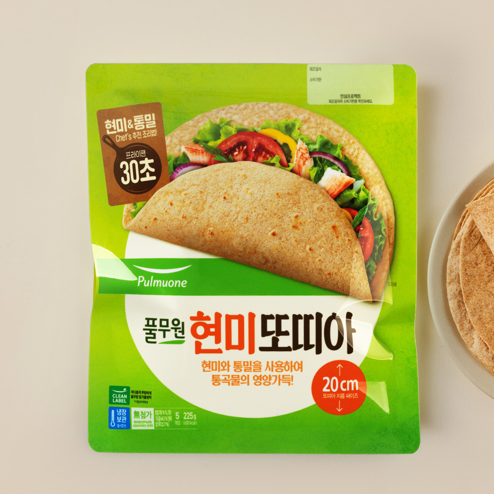 현미또띠아 20cm (5입) (225g)
