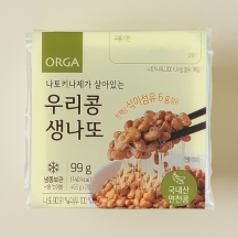 나토키나제가 살아있는 우리콩 생나또(99g) (49.5gx2개입)