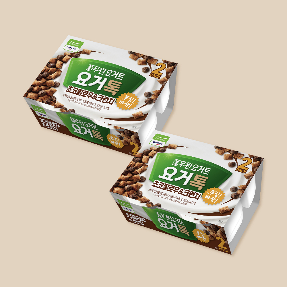 요거톡 초코필로우&크런치 (124gX4개)