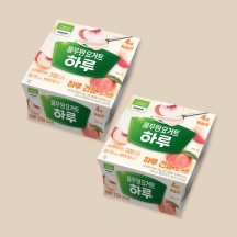 하루요거트 컵 복숭아 (80gX8개)